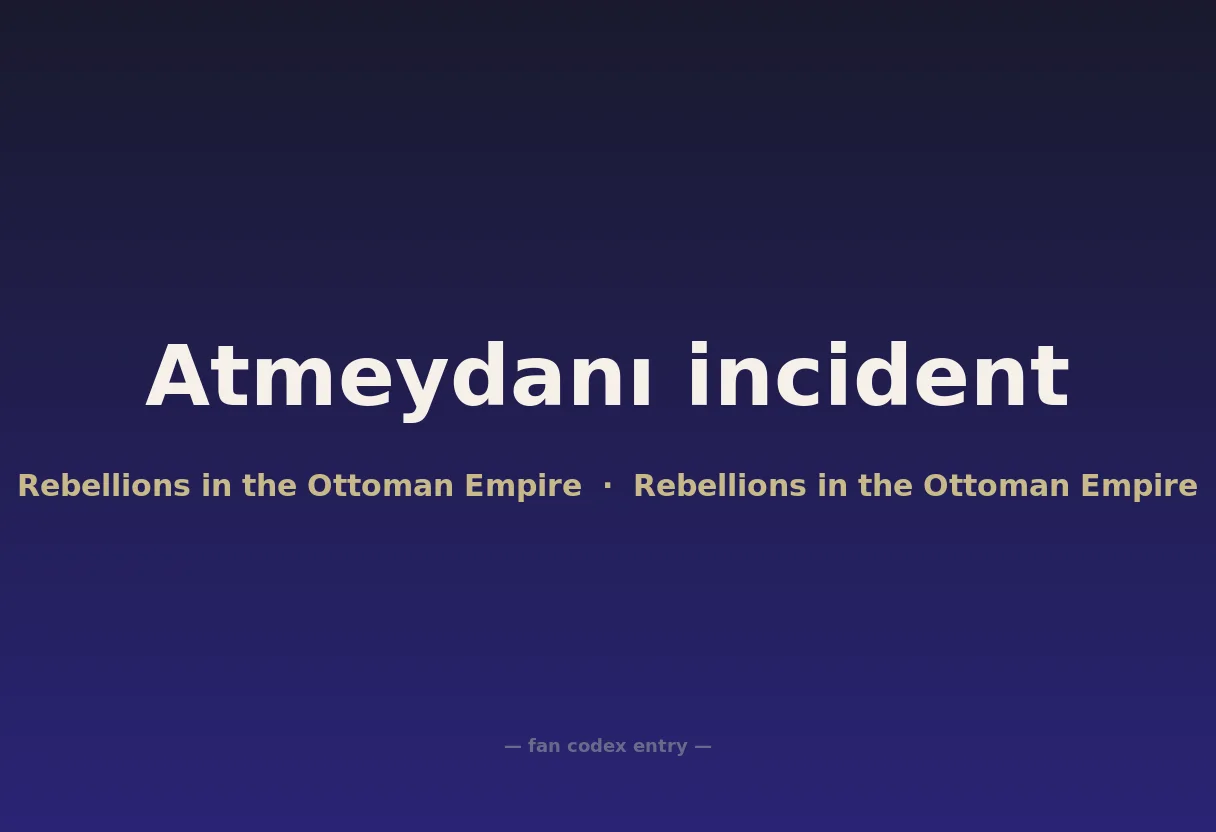 Atmeydanı incident