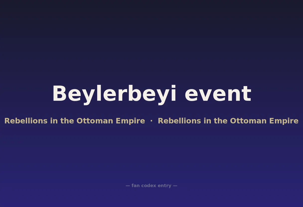 Beylerbeyi event