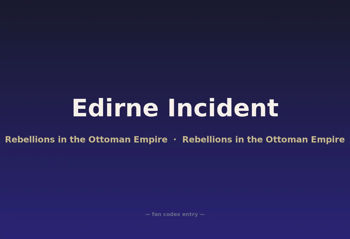 Edirne Incident