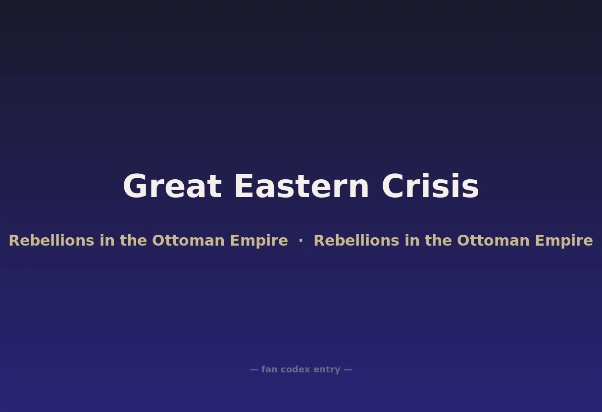 Great Eastern Crisis