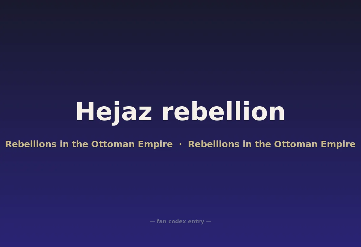 Hejaz rebellion